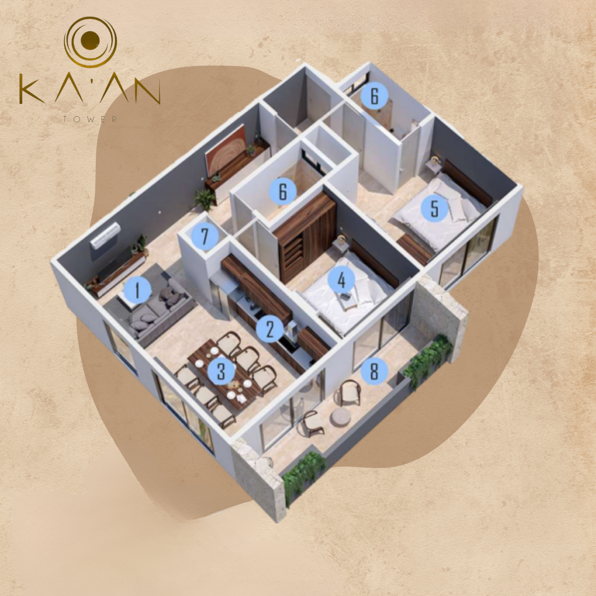 Ka´an Tower Penthouse A